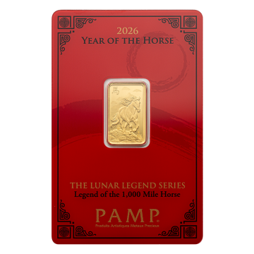 瑞士PAMP-生肖系列2026馬年-5克