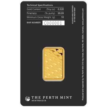 澳洲伯斯PERTH-經典袋鼠-10克金條