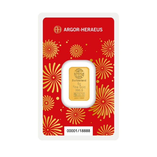 瑞士Argor-heraeus-2026限量馬年-5克