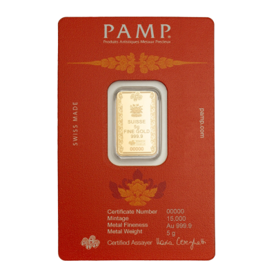 瑞士PAMP-2026佛陀-5克