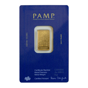 瑞士PAMP-阿拉伯馬-5克