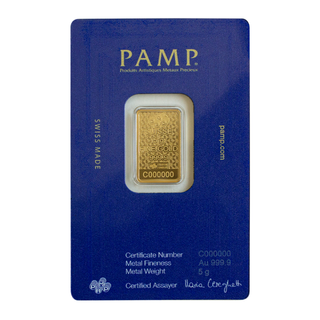 瑞士PAMP-阿拉伯馬-5克