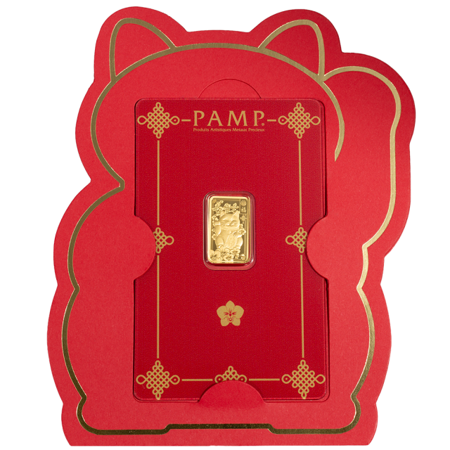 瑞士PAMP-好運招財貓-2.5克