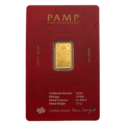 瑞士PAMP-好運招財貓-2.5克