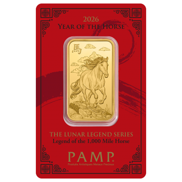 瑞士PAMP-生肖系列2026馬年-1盎司