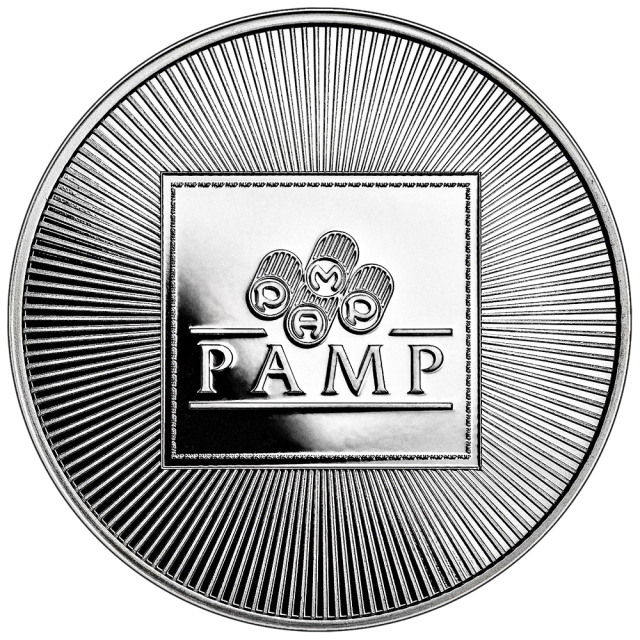 美國PAMP-投資型銀幣-1盎司-20枚管裝